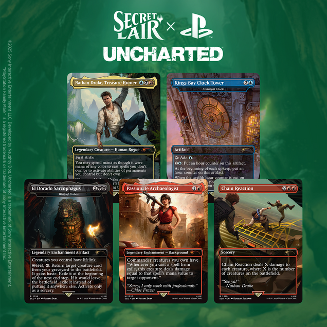 Secret Lair x Uncharted FOIL