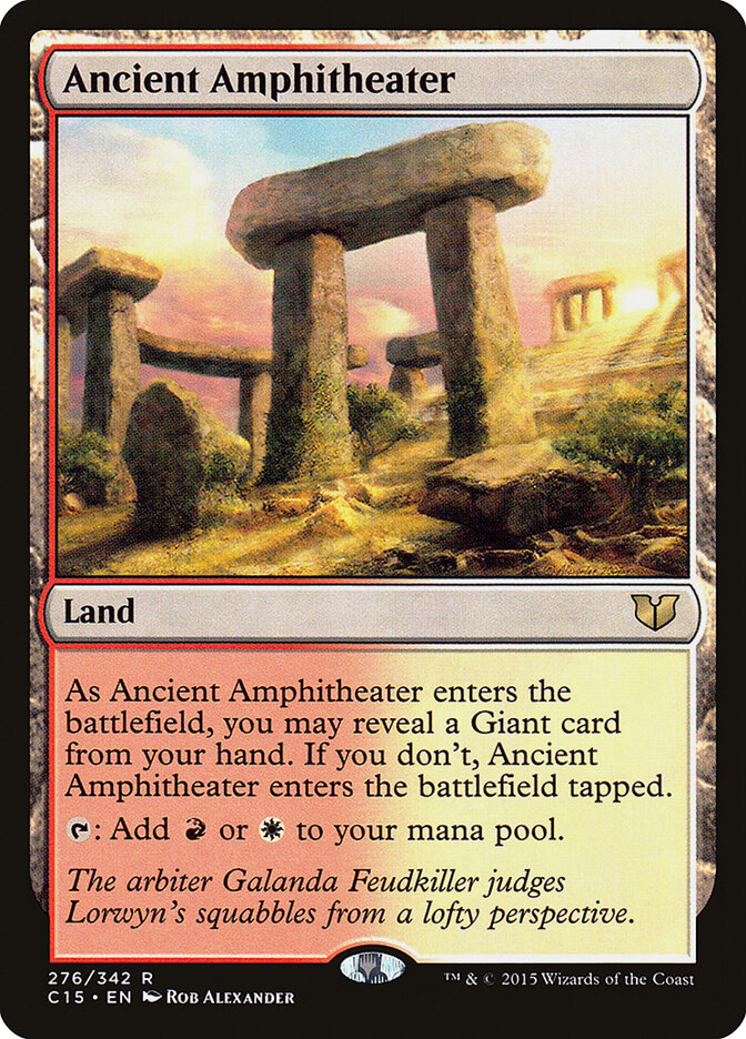 Ancient Amphitheater - C15 #276