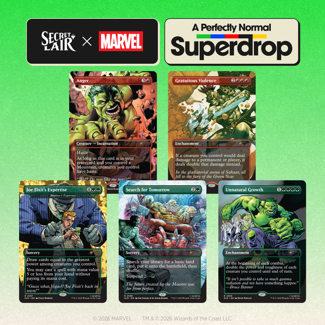 Secret Lair x Marvel's Hulk: SMASH! FOIL