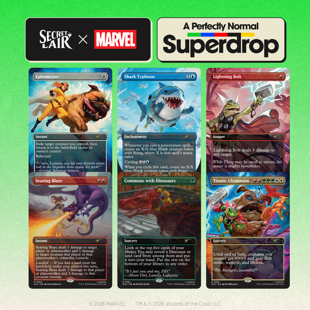 Secret Lair x Marvel: Earth's Mightiest Pets FOIL