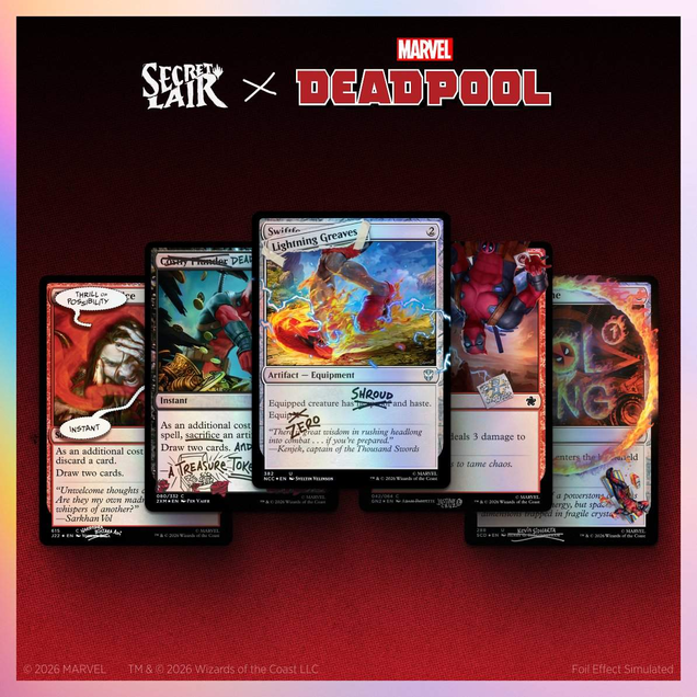 Secret Lair x Marvel's Deadpool: I Fixed It (You’re Welcome) FOIL