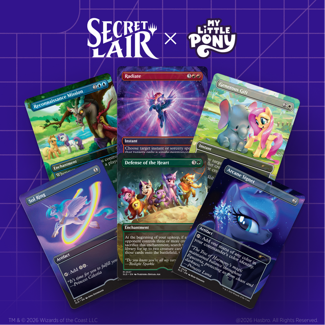 Secret Lair x My Little Pony: Friendship is Magic FOIL